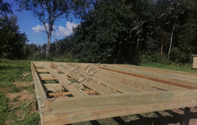 3 Каркасно-щитовой дом 9х8м., 72 М², Ленинградская область, Лодейнопольский район, деревня Рогачово. (3)